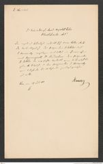 k.k. naturhistorisches Hofmuseum, Intendanzakten 1885-1896 (Hauer), Aktenzahl Z.361/1888, Seite 1